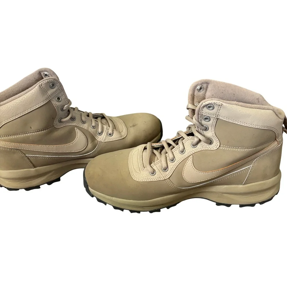 Nike Manoadome Khaki Hiking Boots Size 11.5 844358-200